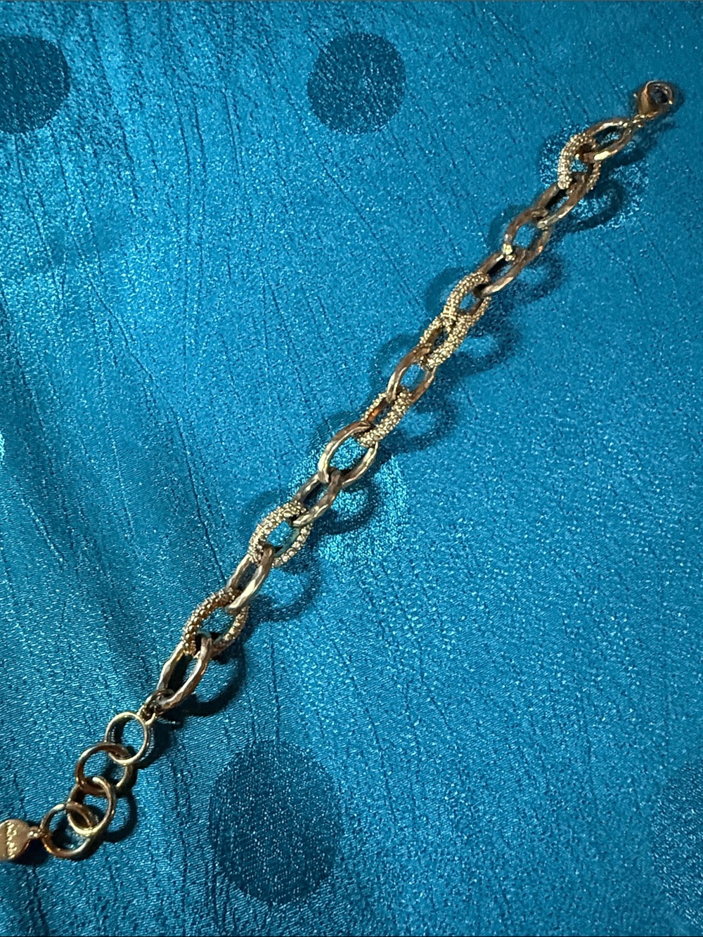 Gold-Tone and crystal Chain Link Bracelet by Stella and Dot